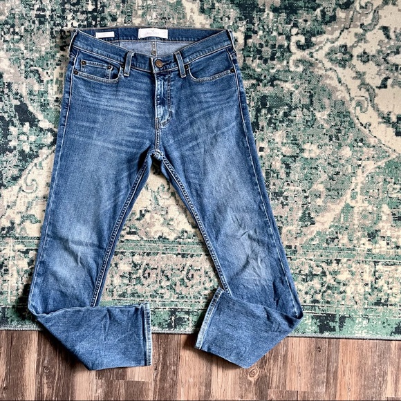 Hollister Men’s Skinny Fit Blue Jeans Size 30 x 32 Denim Pants - Picture 7 of 13